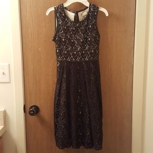Small black lace dress